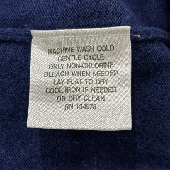 Vineyard Vines Men’s Size S Blue 1/4 Zip Pullover Cotton Sweater Classic Preppy - Picture 5 of 7